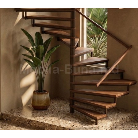 Винтовая компактная лестница  A-53